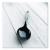 Essendant BWKSOUPBLHVY 7.48" W Black Heavyweight Polypropylene Cutlery Soup Spoon - 1000 per Carton