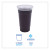 Essendant BWKPET24 24 Oz. Clear Plastic Boardwalk PET Cups - 12 Sleeves of 50 Each