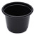 Essendant BWKPRTN1BL 1 Oz. Black Polypropylene Boardwalk Souffle and Portion Cups - 20 Sleeves of 125 Each