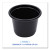 Essendant BWKPRTN1BL 1 Oz. Black Polypropylene Boardwalk Souffle and Portion Cups - 20 Sleeves of 125 Each