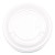 Essendant BWKPRTLID4 Clear Plastic Boardwalk Souffle and Portion Cup Lids fits 3.25 Oz. to 5.5 Oz. - 2500 per Carton