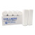 Essendant IBSS434812N 43" x 48" Clear Interleaved Roll Inteplast Group High-Density Commercial Can Liners - 8 Rolls of 25 Each