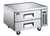 Omcan USA 50070 36" W Stainless Steel 2 Drawers Refrigerated Chef Base or Equipment Stand - 110 Volts 0.17 HP