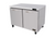 MVP Group KUCF-48-2 51" W Stainless Steel 2 Solid Door Kool-It Signature Undercounter Freezer - 115 Volts