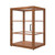 Koolmore KM-BDW-25D 3.5 Cu. Ft. Dark-Wood Straight Glass 3 Shelves Bakery Display Case