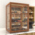 Koolmore KM-BDW-25D 3.5 Cu. Ft. Dark-Wood Straight Glass 3 Shelves Bakery Display Case