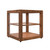 Koolmore KM-BDW-15D 1 Cu. Ft. Dark Wood Finish 2 Tempered Glass Shelves Full Service Bakery Display Case