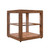 Koolmore KM-BDW-15D 1 Cu. Ft. Dark Wood Finish 2 Tempered Glass Shelves Full Service Bakery Display Case