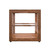 Koolmore KM-BDW-15D 1 Cu. Ft. Dark Wood Finish 2 Tempered Glass Shelves Full Service Bakery Display Case