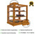 Koolmore KM-BDW-15L 1 Cu. Ft. Light Wood Finish 2 Tempered Glass Shelves Full Service Bakery Display Case
