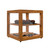 Koolmore KM-BDW-15L 1 Cu. Ft. Light Wood Finish 2 Tempered Glass Shelves Full Service Bakery Display Case
