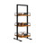 Koolmore KM-SDW-3SOP 12" W Ash-Wood Frame with 3-Tier Eucalyptus Shelves Wooden Vertical Display Case