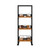Koolmore KM-SDW-3SOP 12" W Ash-Wood Frame with 3-Tier Eucalyptus Shelves Wooden Vertical Display Case