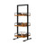 Koolmore KM-SDW-3SOP 12" W Ash-Wood Frame with 3-Tier Eucalyptus Shelves Wooden Vertical Display Case