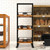 Koolmore KM-SDW-3SOP 12" W Ash-Wood Frame with 3-Tier Eucalyptus Shelves Wooden Vertical Display Case