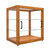 Koolmore KM-BDW-20L 2.5 Cu. Ft. Light Wood Finish 3 Tempered Glass Shelves Full Service Bakery Display Case
