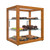 Koolmore KM-BDW-20L 2.5 Cu. Ft. Light Wood Finish 3 Tempered Glass Shelves Full Service Bakery Display Case