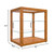 Koolmore KM-BDW-20L 2.5 Cu. Ft. Light Wood Finish 3 Tempered Glass Shelves Full Service Bakery Display Case