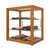 Koolmore KM-BDW-20L 2.5 Cu. Ft. Light Wood Finish 3 Tempered Glass Shelves Full Service Bakery Display Case
