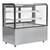 Koolmore BDC-13C 14 Cu. Ft. Stainless Steel Curved Front Double Tempered Glass Dry Bakery Display Case - 115 Volts