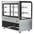 Koolmore BDC-13C 14 Cu. Ft. Stainless Steel Curved Front Double Tempered Glass Dry Bakery Display Case - 115 Volts
