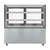 Koolmore BDC-13C 14 Cu. Ft. Stainless Steel Curved Front Double Tempered Glass Dry Bakery Display Case - 115 Volts