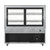 Koolmore BDC-13C 14 Cu. Ft. Stainless Steel Curved Front Double Tempered Glass Dry Bakery Display Case - 115 Volts