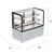 Koolmore BDC-13C 14 Cu. Ft. Stainless Steel Curved Front Double Tempered Glass Dry Bakery Display Case - 115 Volts