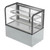 Koolmore BDC-13C 14 Cu. Ft. Stainless Steel Curved Front Double Tempered Glass Dry Bakery Display Case - 115 Volts