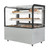 Koolmore BDC-13C 14 Cu. Ft. Stainless Steel Curved Front Double Tempered Glass Dry Bakery Display Case - 115 Volts