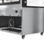 Koolmore BDC-13C 14 Cu. Ft. Stainless Steel Curved Front Double Tempered Glass Dry Bakery Display Case - 115 Volts