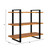 Koolmore KM-SDW-3ROP 28" W Ash-Wood Frame with 3-Tier Wide Eucalyptus Shelves Wooden Display Rack