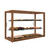 Koolmore KM-BDW-42D 42" W Dark-Wood Finish with 3-Tier Tempered-Glass Shelves Bakery Display Case