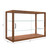 Koolmore KM-BDW-42D 42" W Dark-Wood Finish with 3-Tier Tempered-Glass Shelves Bakery Display Case