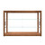 Koolmore KM-BDW-42D 42" W Dark-Wood Finish with 3-Tier Tempered-Glass Shelves Bakery Display Case