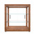Koolmore KM-BDW-20D 2.5 Cu. Ft. Dark Wood Finish 3 Tempered Glass Shelves Full Service Bakery Display Case