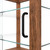 Koolmore KM-BDW-20D 2.5 Cu. Ft. Dark Wood Finish 3 Tempered Glass Shelves Full Service Bakery Display Case