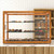 Koolmore KM-BDW-42L 42" W Light-Wood Finish with 3-Tier Tempered-Glass Shelves Bakery Display Case