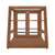 Koolmore KM-BDW-21SLD 3.5 Cu. Ft. Dark-Wood Finish 3 Tempered Glass Shelves Slanted Bakery Display Case