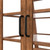 Koolmore KM-BDW-21SLD 3.5 Cu. Ft. Dark-Wood Finish 3 Tempered Glass Shelves Slanted Bakery Display Case