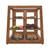 Koolmore KM-BDW-21SLD 3.5 Cu. Ft. Dark-Wood Finish 3 Tempered Glass Shelves Slanted Bakery Display Case