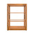 Koolmore KM-BDW-25L 21" W Light-Wood Finish with 3-Tier Tempered-Glass Shelves Bakery Display Case