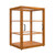 Koolmore KM-BDW-25L 21" W Light-Wood Finish with 3-Tier Tempered-Glass Shelves Bakery Display Case