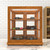 Koolmore KM-BDW-4CUL 25" W Light-Wood Finish with 3-Tier Tempered-Glass Shelves Upright Bakery Display Case