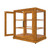 Koolmore KM-BDW-4CUL 25" W Light-Wood Finish with 3-Tier Tempered-Glass Shelves Upright Bakery Display Case