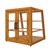 Koolmore KM-BDW-21SLL 3.5 Cu. Ft. Ash Wood Frame with Tempered Glass Panels 3 Shelves Slanted Bakery Display Case