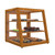 Koolmore KM-BDW-21SLL 3.5 Cu. Ft. Ash Wood Frame with Tempered Glass Panels 3 Shelves Slanted Bakery Display Case