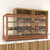 Koolmore KM-BDW-44D 44" W Dark-Wood Finish with 3-Tier Tempered-Glass Shelves Bakery Display Case