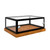Koolmore KM-BDW-20MUF 20" W Black Squared Glass Full Service Muffin and Cake Display Case