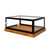 Koolmore KM-BDW-20MUF 20" W Black Squared Glass Full Service Muffin and Cake Display Case